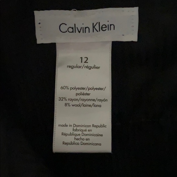 Calvin Klein Boys Dress Pants size Youth 12 Grey - Picture 5 of 7